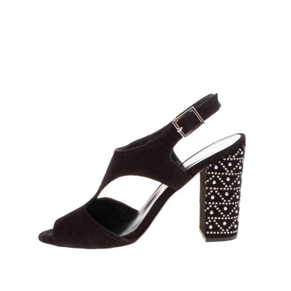 New Black Sandals. Made in Italy. Size 35(5 US). FedericaStella. MiuMuu inspired
